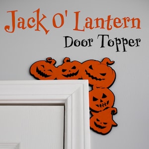 Nakładka na drzwi Jack O' Lantern | Dekoracja na Halloween | Prezenty jesienne