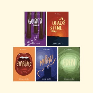 YA Mystery Bundle by Emma Smith | 5x Signed Books, 6x Signed Bookmarks & 1x Sticker