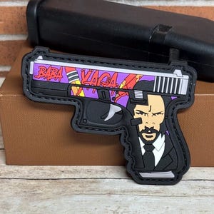 Tactical Patch - Baba Yaga PVC Gun Patch - Hook & Loop Morale John Patch