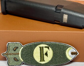 Embroidered F Bomb Tactical Morale Patch - Iron On