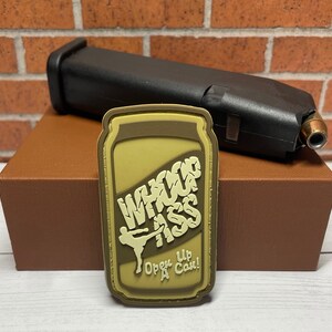 Tactical Morale Whoop Ass Patch - Gun Open A Can Patch