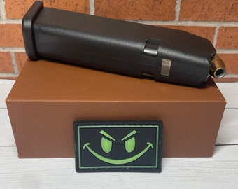 Tactical PVC Patch - Evil Smiley Face Patch - Glow in Dark Smile Patch