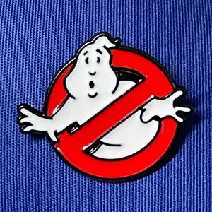 Ghostbuster Pin - Enamel Ghost Pin - Enamel Movie Pin - Tactical Morale Pin