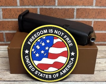 USA Flag Morale Patch: Tactical PVC, Hook & Loop