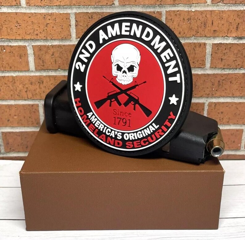 2 Amendment Patch PVC Tactical Patch - Tactical Morale 2nd Amendment Patch - Assault ...