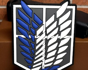 PVC Tactical Morale Patch - Attack on Titan Patch - Anime Wings Patch
