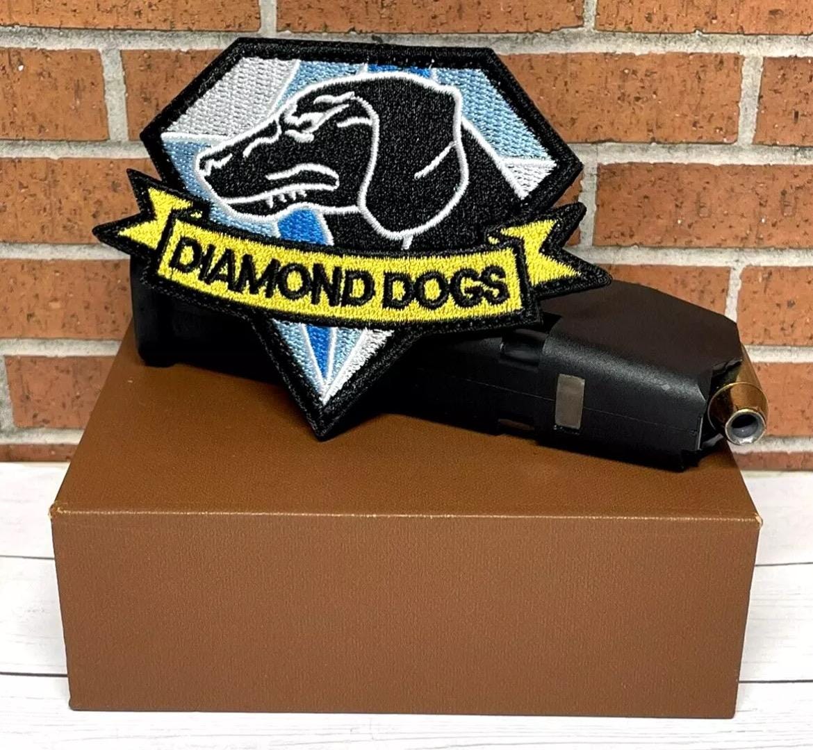 Patch Force Diamond Dogs Metal Gear Solid 3D PVC Patch Set - 3 X 2.5 Inch, Hook Fastener (2PC)