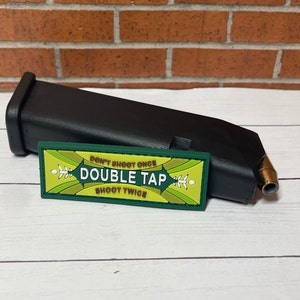 Double Tap PVC Gun Patch - Tactical Morale Special Forces Rubber Patch
