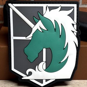 PVC Tactical Morale Patch - Attack on Titan Patch - Anime Unicorn Patch
