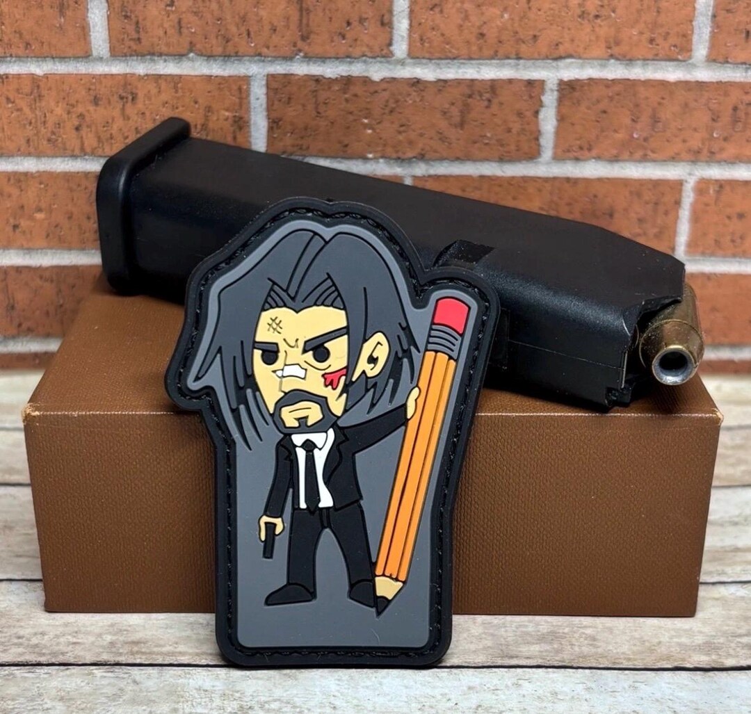 Pvc Wick Tactical Morale Patch - PVC Wick Gun Patch - Hook & Loop Morale Wick ...