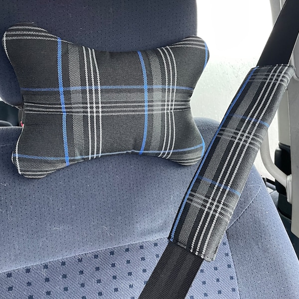 VW GTI Tartan  Neck Pillow / Neck Cushion for car or van or Campervan