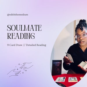 Potentiële soulmate-lezing - 9 kaarten uitgespreid