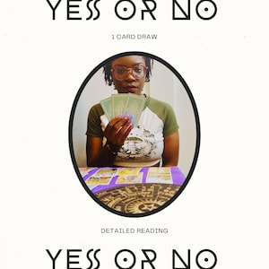 Detailed Yes or No Tarot Card Reading - 1 Card Pull