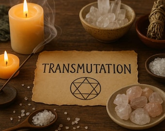 Transmutation Spell - Transmute Negative Energy Into Success, Protection and Glamour