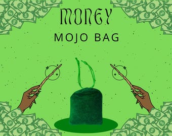 Money Mojo Bag - Gris Gris - Prosperity, Financial Luck, Steady Income & Abundance Charm