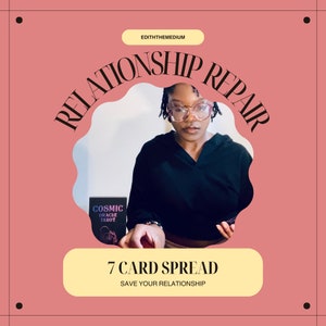 Relatieherstellezing - liefdesherstel - 7 kaarten uitgespreid