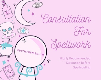Spell Consultation - Divination, Guidance Before Spell Work/Ritual