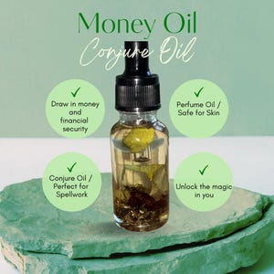 Money Drawing Ritual Oil: Hoodoo Conjure for Financial Security