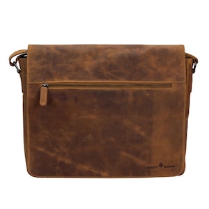 Leather Laptop Bag Richard Camel