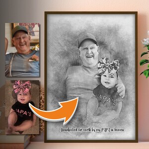 Regalo unico per la festa del papà: collage fotografico personalizzato su tela - Combina le immagini
