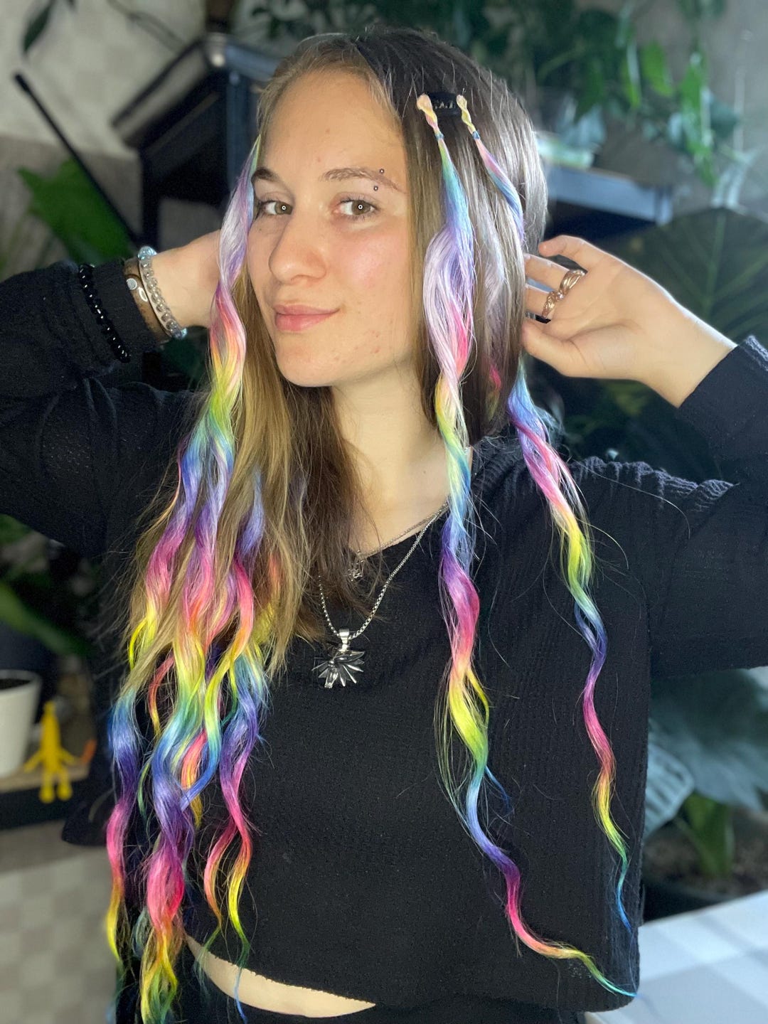 4/$15 *Do Not Buy* Locks Hair Extensions Colorful Hair Accessories Dreads 24 main image 4