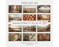 Fall Frame Tv Art Set, Pumpkin Frame Tv, Autumn Samsung Frame Tv Art Bundle Rustic Fall Landscape Paintings Farmhouse Autumn Painting Tv Art