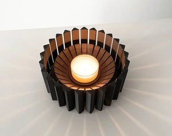 Candle Holder, Unique 3D Printed Candle Holder, Handcrafted Home Decor & Ambient Lighting, Nordic Style Modern Candle Holder