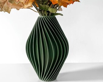 Unique Vase Decor, Vase for Flowers, Indoor Outdoor Vase, Vase for Decor, Modern & Unique Vase, Home Decor, Unique Shelf Decor, Desk Decor