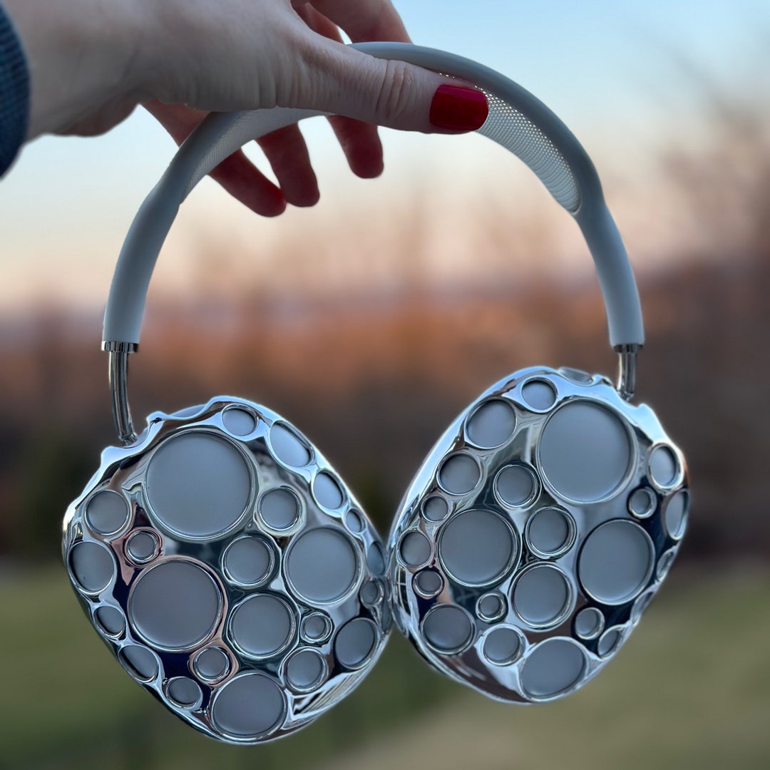 Airpods Max Chrome Covers: Sonic Spheres Case Attachments - Set of 2 ...