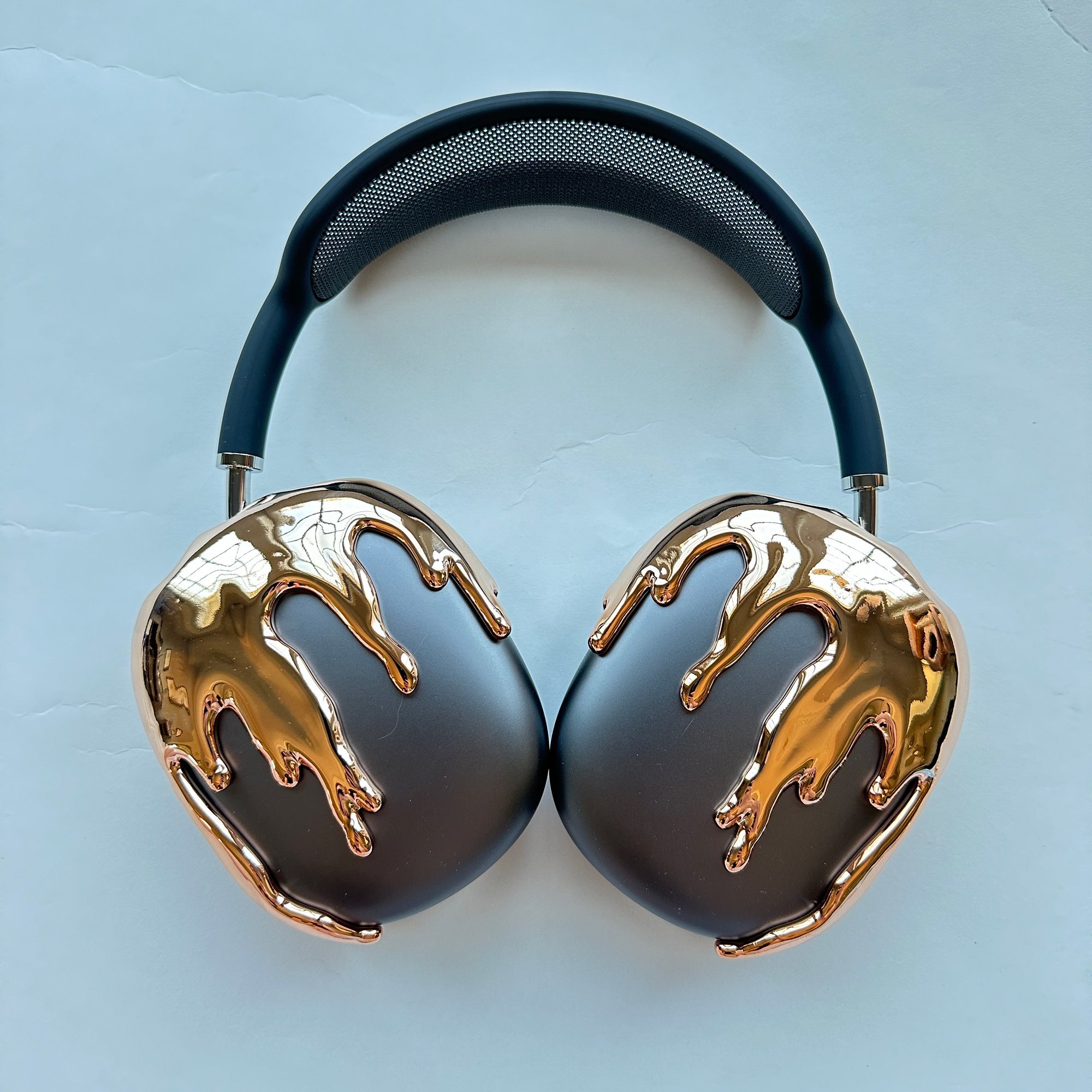 Airpods Max Chrome Covers: Melting Ice Cream Case Attachments