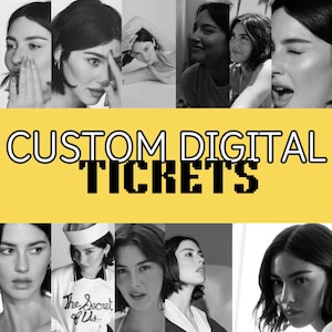 Gracie Abrams benutzerdefiniertes digitales Ticket