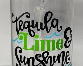 Tequila Limette und Sunshine Glaskrug 1200ml