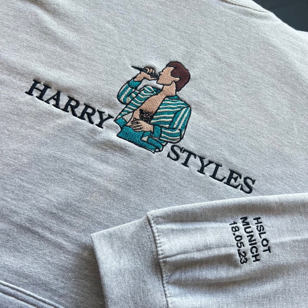 Harry Styles Munich Night 2  embroidered Jumper