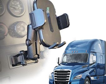 Freightliner Cascadia Dashboard Phone mount | 2018-2024 New Body | Easy installation RAM Mount for Semi Truck | Freightliner Phone Mount