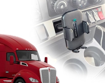 Simi Truck Phone Mount Kenworth T680 T880 Dashboard Phone Mount 2013 - 2025 | "K Dub Stub" Smash Mount by Never Inside.