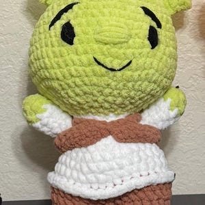 Shrek or Ogre Inspired Crochet Plushie