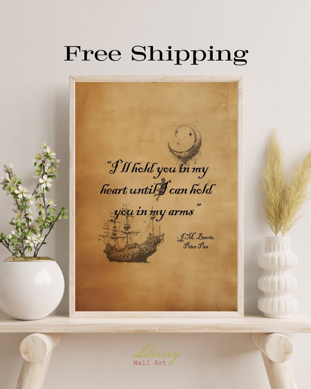 The Magic of Neverland Peter Pan-inspired Poster, Whimsical Nursery ...
