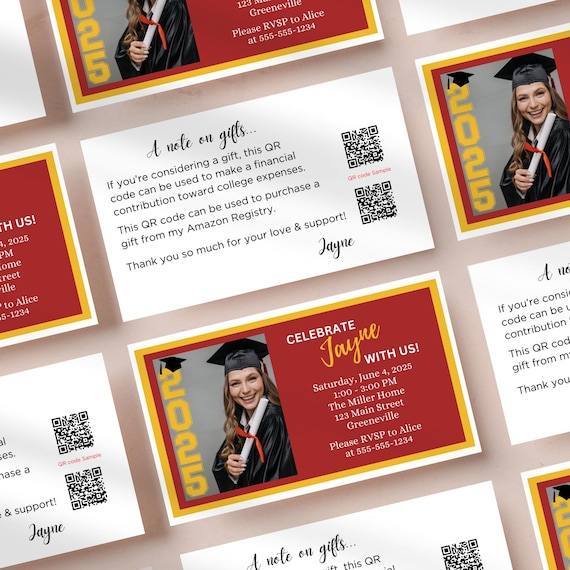 College Graduation Luncheon Inserts HOLIDYOYO 12pcs 2024 Graduation
