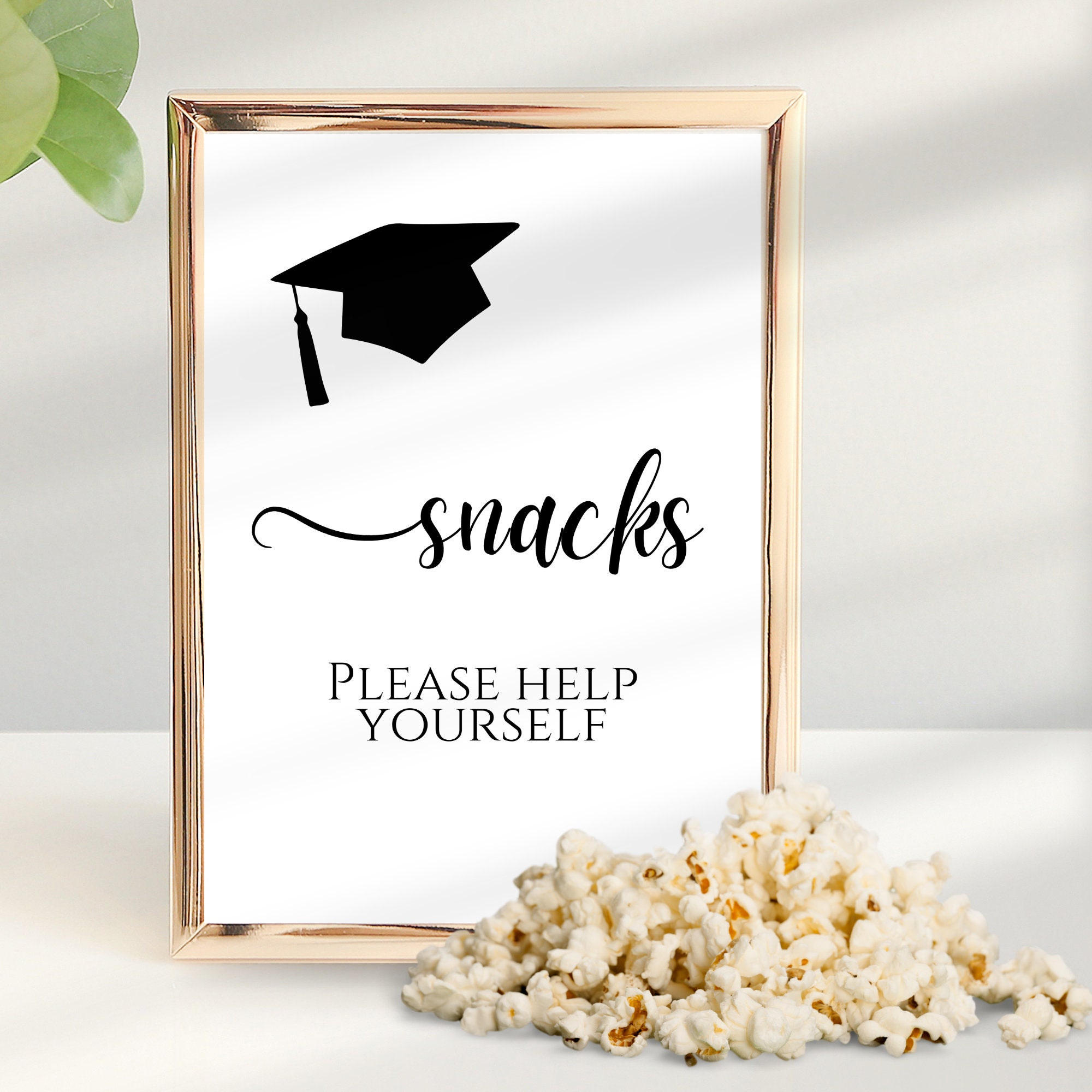 Graduation Party Sign Editable Grad Party Table Signs Printable ...