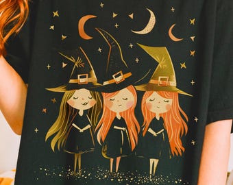 Witches T-Shirt | Cute Witchy Graphic Tee | Witchcraft Gift for Her