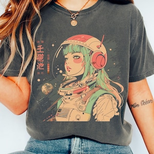 T-shirt fille manga anime des années 90, Horreur japonaise, Vêtements alternatifs, Esthétique anime, Vêtements grunge, Chemise streetwear Harajuku, T-shirt Gore, Espace