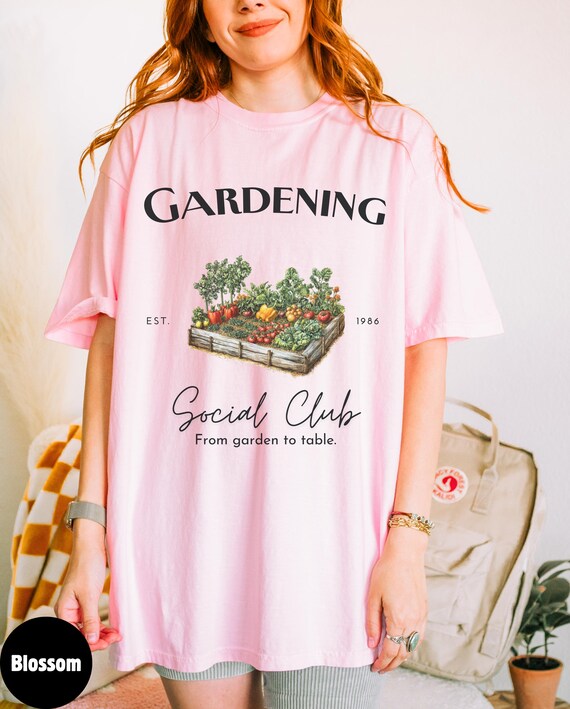 Funny Plant Lover T-Shirt For Women - Gardening Graphic Tee With Botanical Prints