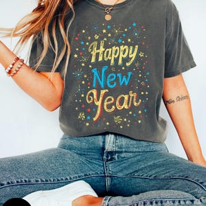 New Years Eve shirt, Happy new year, New years gift, Party Celebration Tee, Countdown Shirt, Festive Holiday Top, Midnight Toast Clothing
