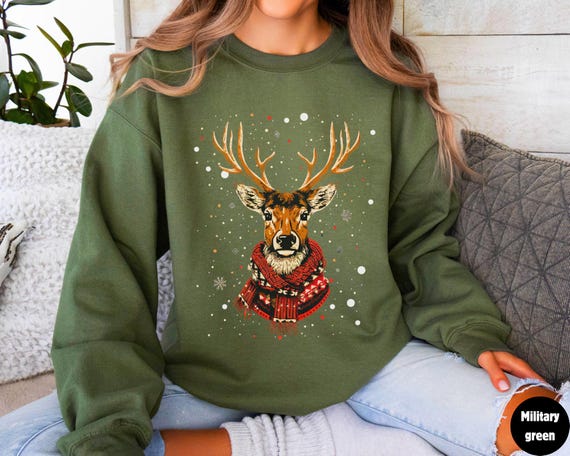 Weihnachtspullover Damen Weihnachtspullover Bunt Sweatshirt