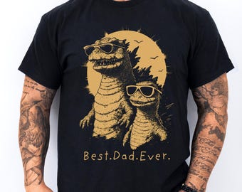 Best Dad Ever Shirt, Fathers Day Gift, Funny Dad Tee, Father's Day Shirt, Matching family shirt, Birthday gift dad, Monster Dad, Papa, Dino