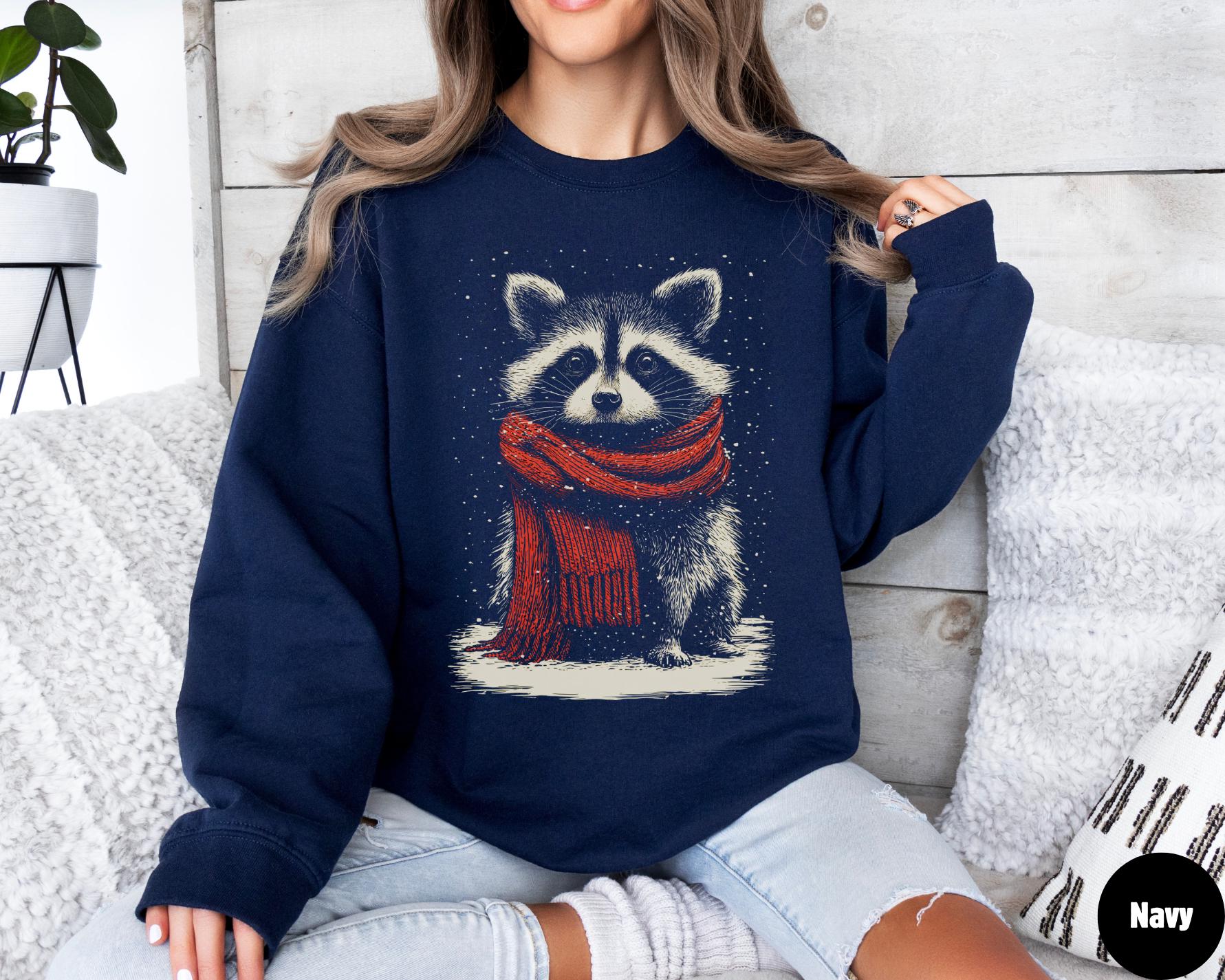 Raccoon Sweater - Etsy