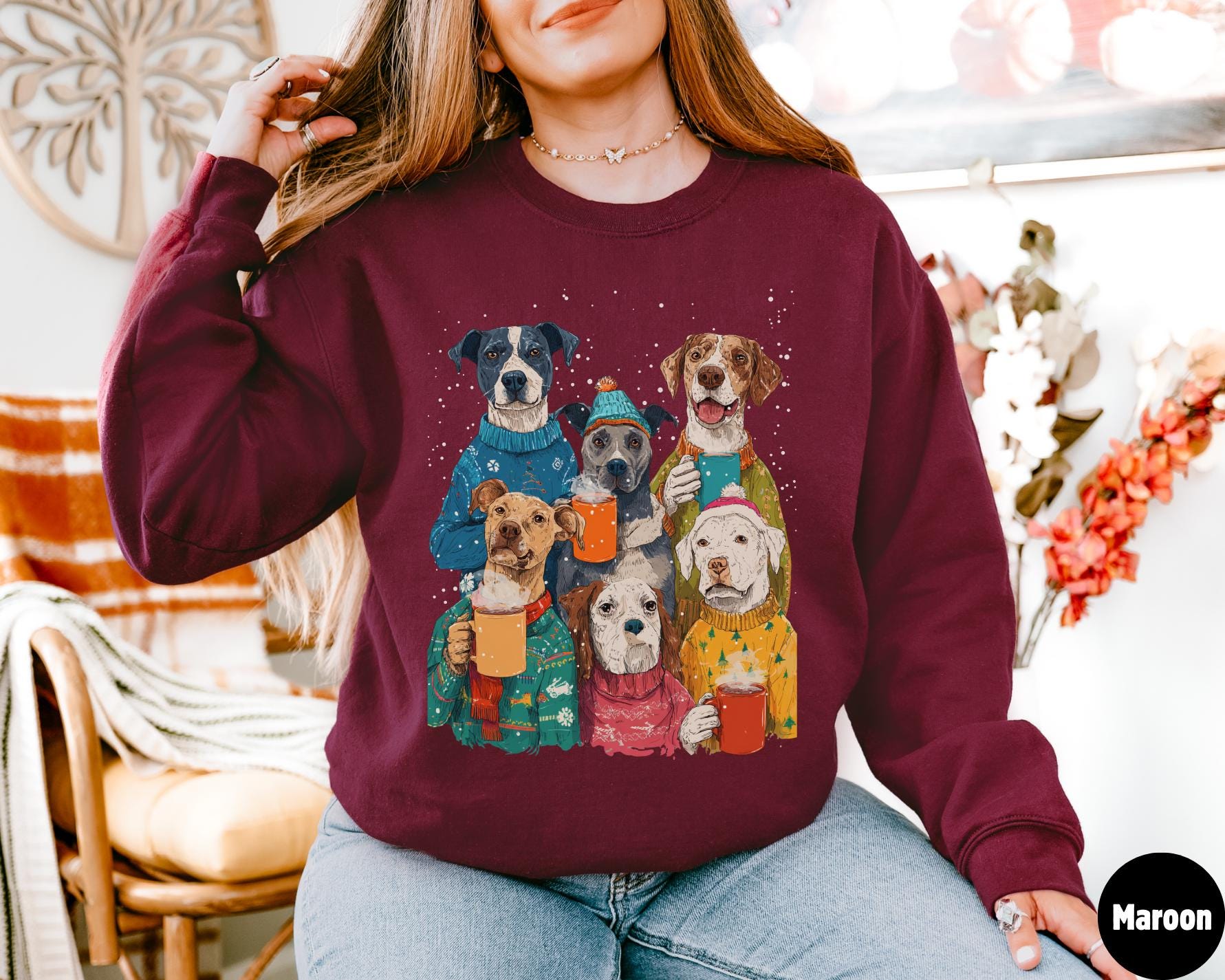 Groene Retro Rendier Kersttrui voor Honden - Grootste assortiment van Nederland