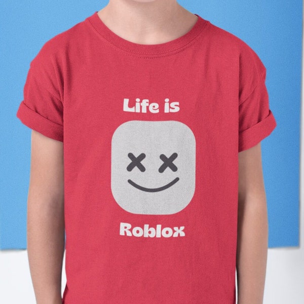 Roblox t shirt - Roblox tee, Roblox t-shirt, Roblox game, Roblox gift, Roblox clothing, Roblox party supplies, Kids Heavy Cotton Tee