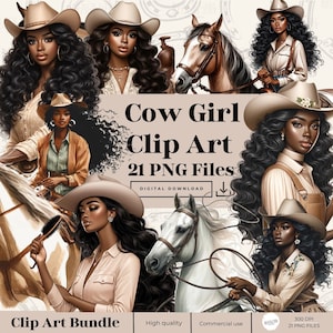 Clipart da cowgirl, Clipart stivali da cowgirl, Clipart occidentale, Stivali da cowgirl PNG, Clipart da cowgirl ragazza nera, ClipArt di cavallo, Afroamericano