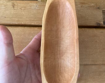 Pear vessel with facets.